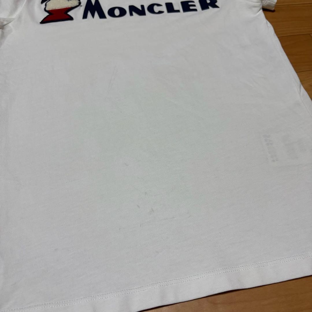 モンクレール モンダックワッペン ホワイト XS Tシャツ 国内正規 5S536