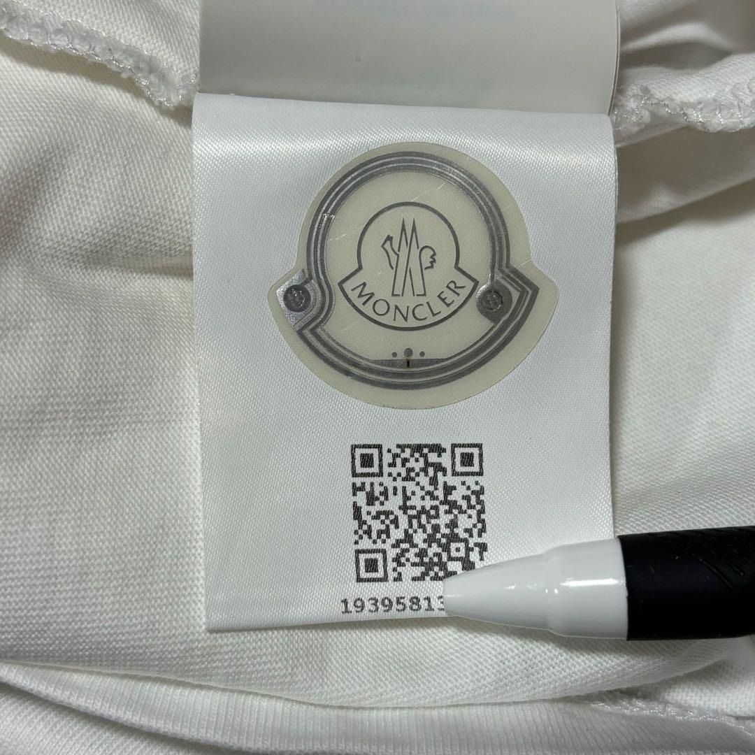 モンクレール モンダックワッペン ホワイト XS Tシャツ 国内正規 5S536