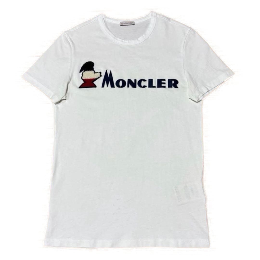 モンクレール モンダックワッペン ホワイト XS Tシャツ 国内正規 5S536