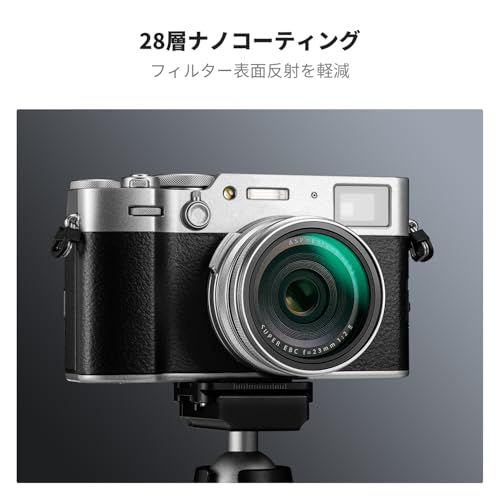 FUJIFILM XF23mmF1.4 R【ブラックミストフィルター付】 K&F CONCEPT 1/4ブラックミスト ソフト効果 ソフトフィルター 富士