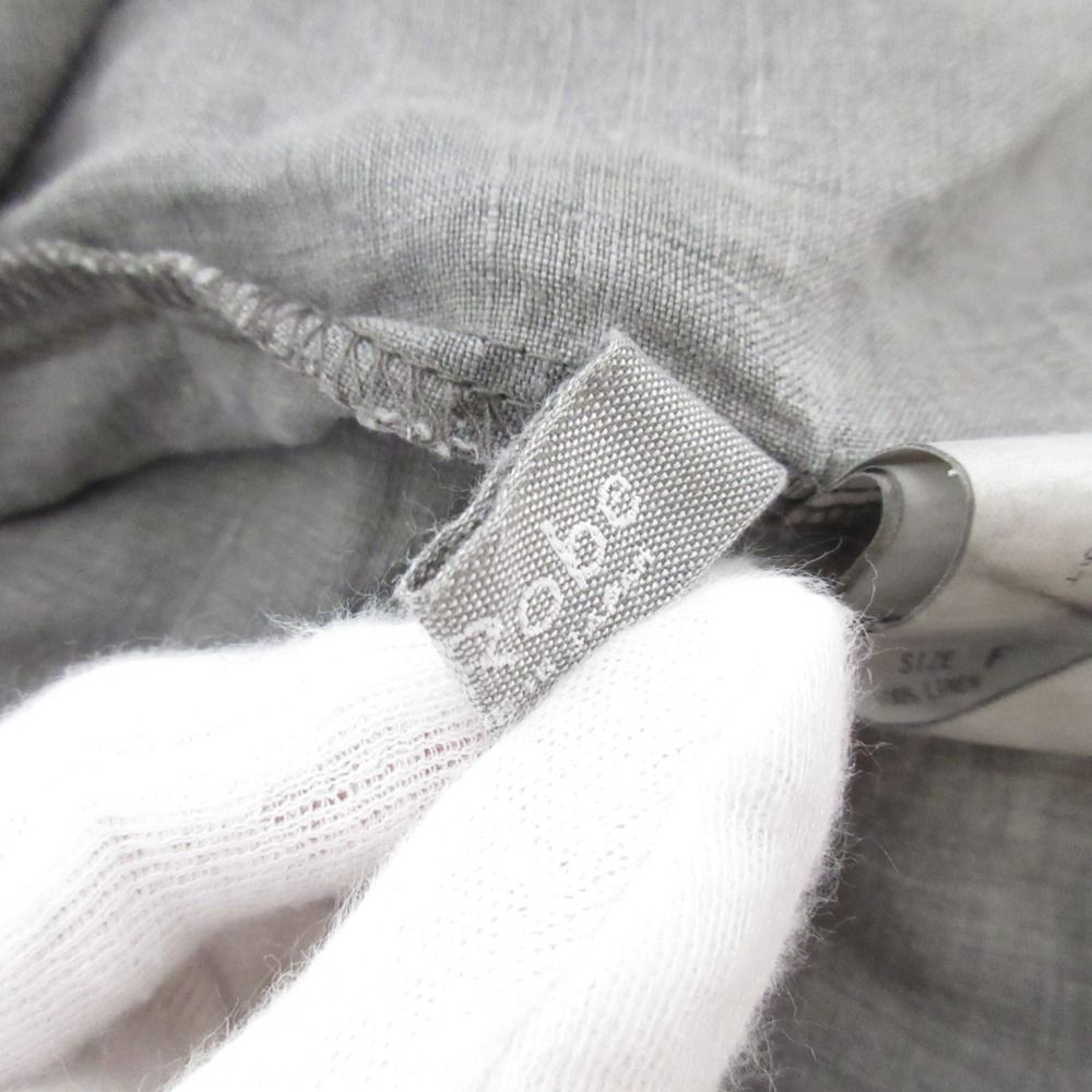 22SS nest Robe ネストローブ 天然染め 切り替えギャザーワンピース