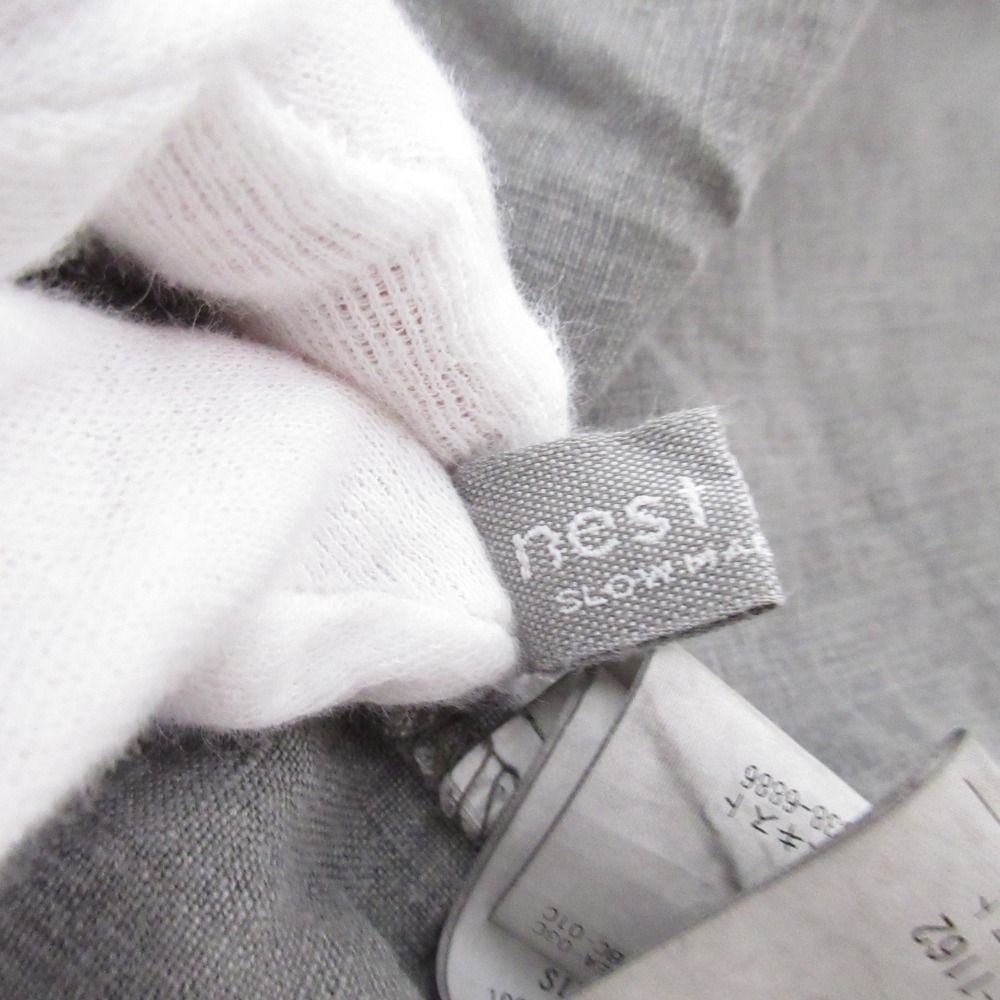 22SS nest Robe ネストローブ 天然染め 切り替えギャザーワンピース