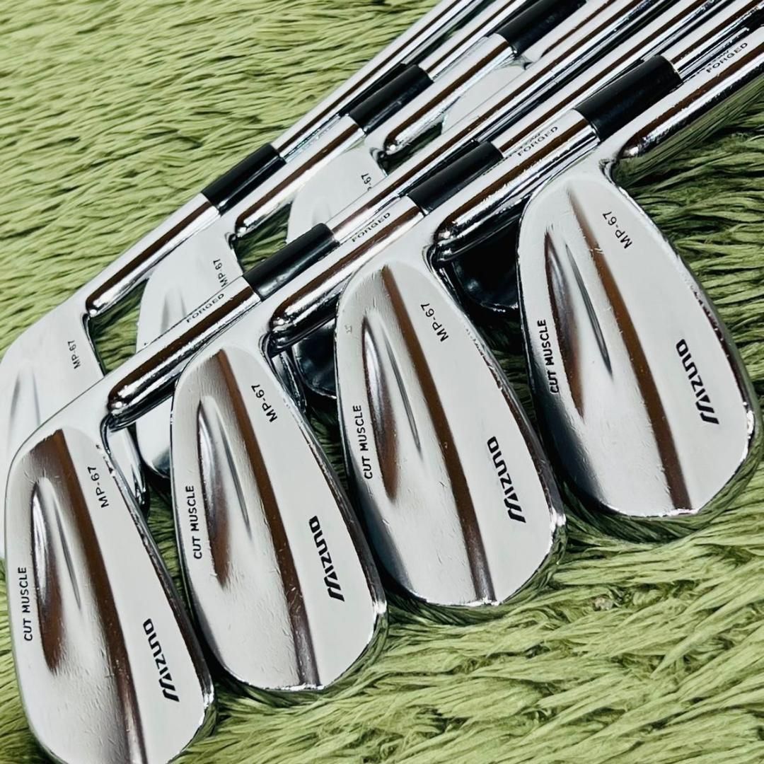 【中古】ミズノ MP-67 アイアン8本セット メンズゴルフ 初心者 入門 マッスルバック MIZUNO DynamicGold S200 スチールシャフト 右利き 男性 flex S 24,413円