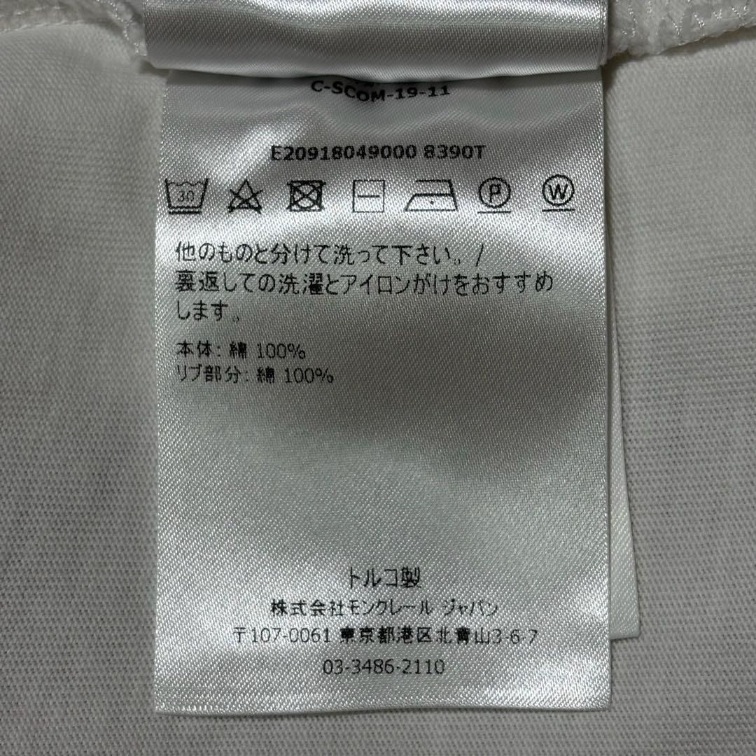 モンクレール ワッペン Tシャツ ホワイト M 国内正規品 5S539 - メルカリ