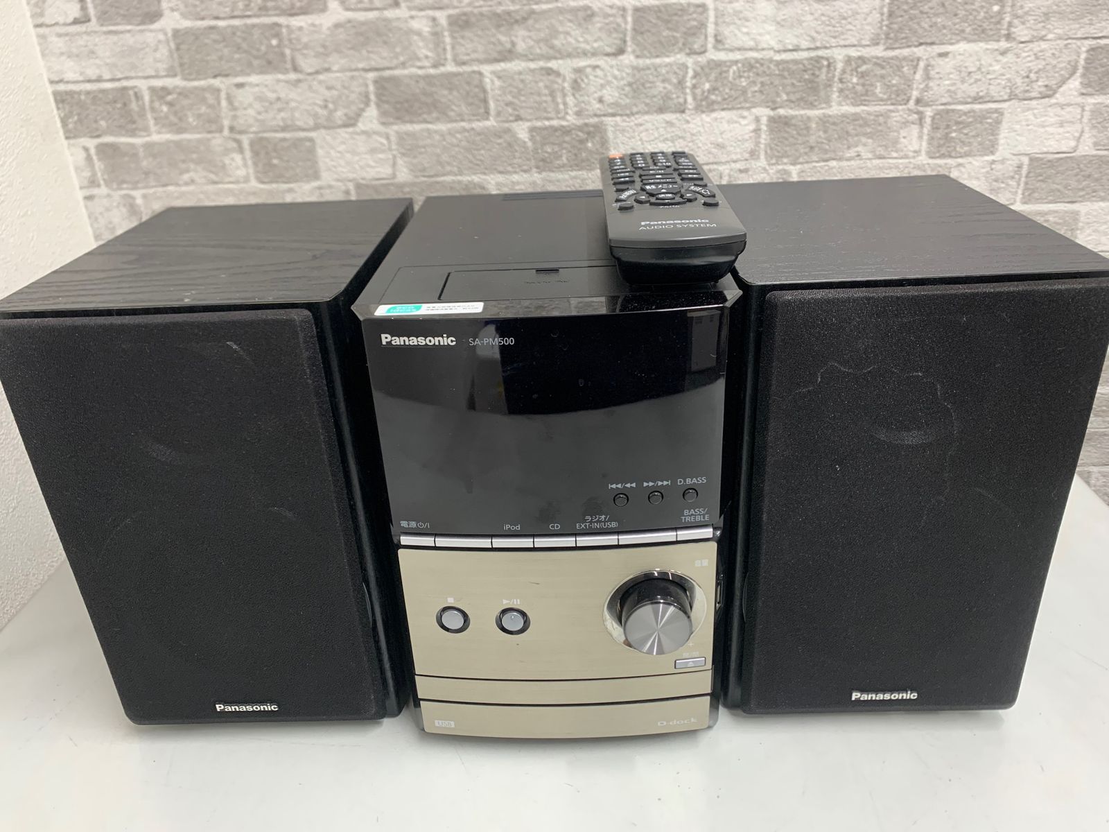 Panasonic パナソニック CDコンポ SA-PM500 コンポ スピーカー