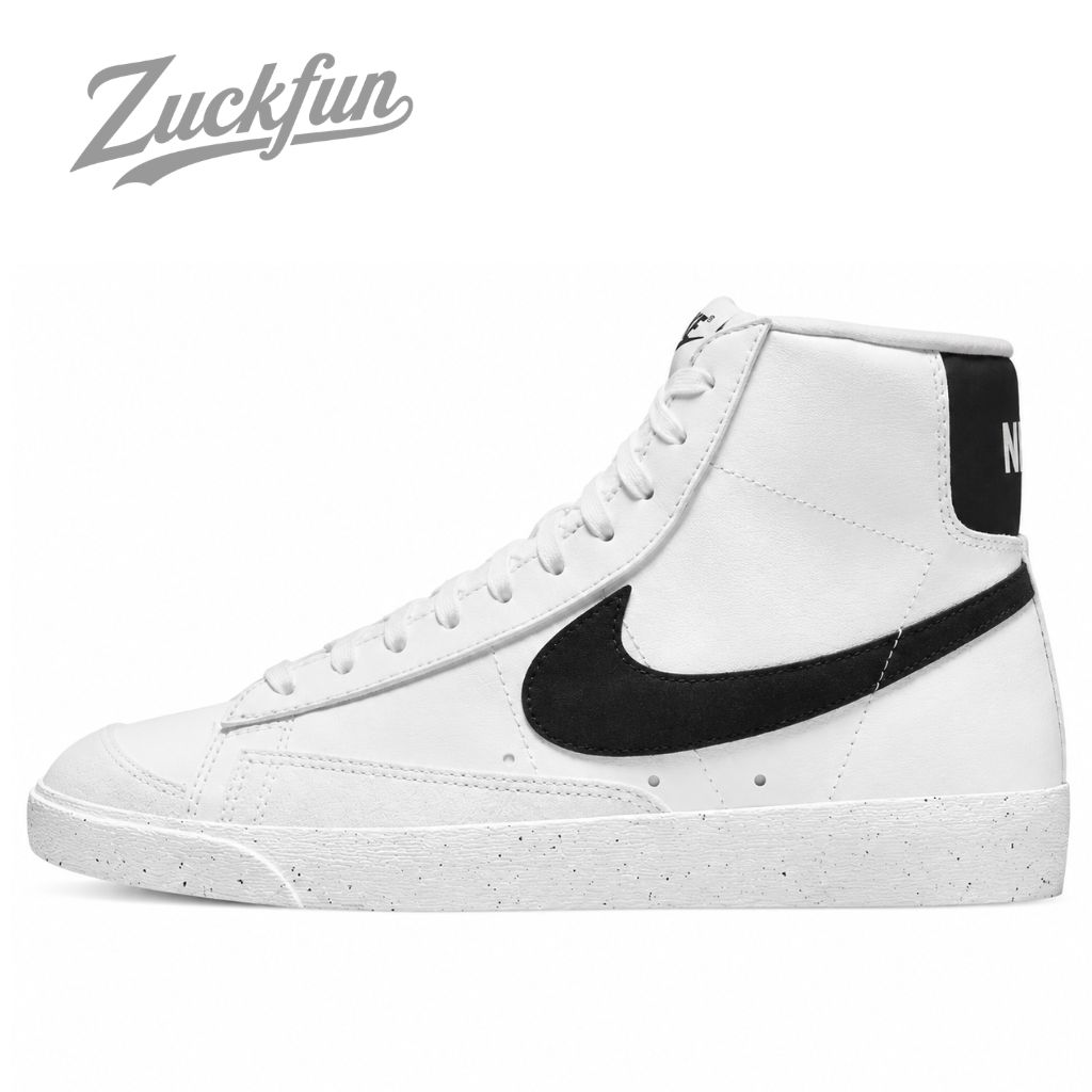 【新品・未使用】新品 NIKE BLAZER MID '77 NEXT NATURE WHITE BLACK ナイキ ブレーザー ミッド '77 ネクスト ネイチャー ホワイト 白 ブラック 黒 スニーカー 28cm メンズ n07325