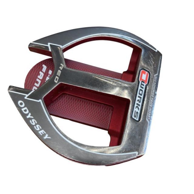 【中古】 オデッセイ O WORKS RED 2・BALL FANG 34インチ パター PT スチール (フレックスその他) メンズ 男性用 右利き 右用 Cランク ゴルフクラブ