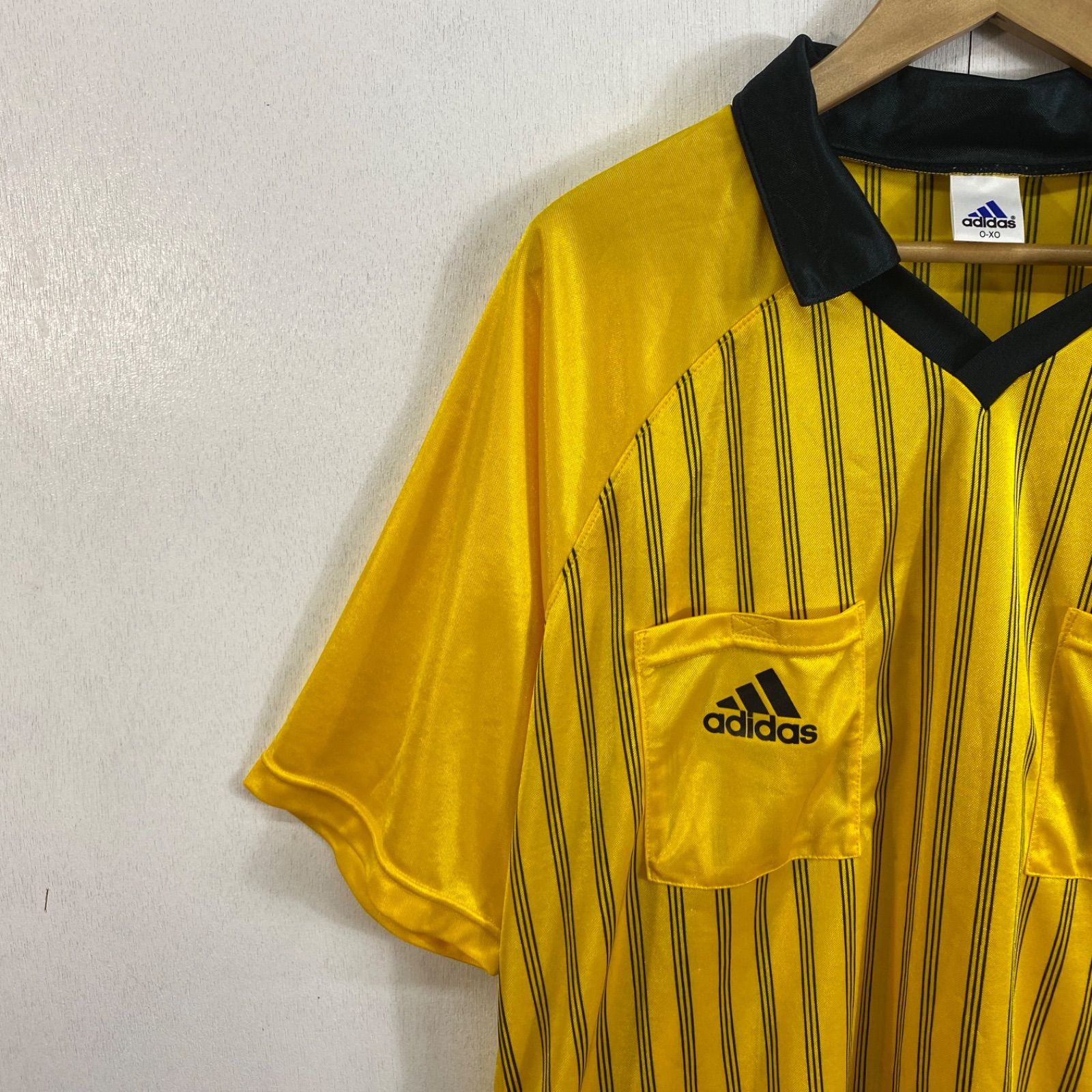 90s adidas アディダス レフェリーシャツ 審判 ゲームシャツ デサント