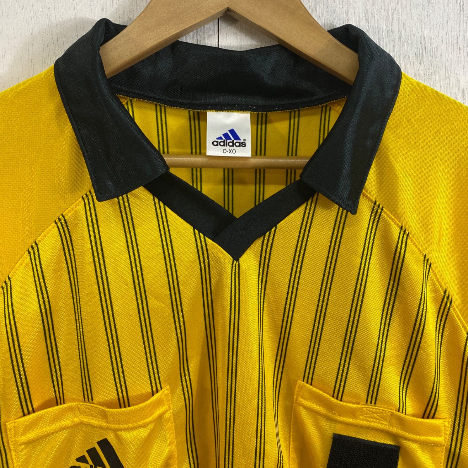 90s adidas アディダス レフェリーシャツ 審判 ゲームシャツ デサント