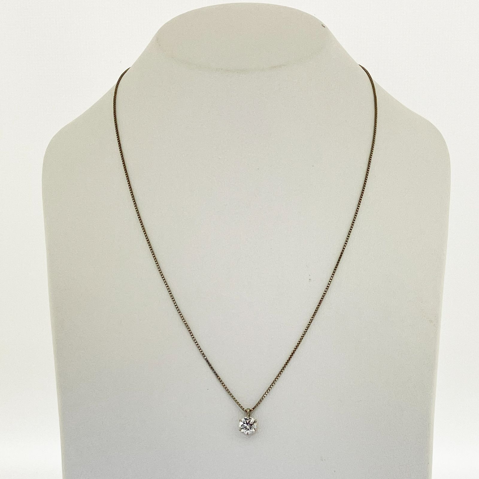 【新品】Pt850/900 ダイヤモンド0.524ct プチネックレス2.66g