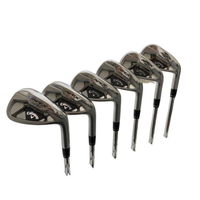 【中古】 キャロウェイ APEX(2021) 6S アイアンセット IR NS PRO ZELOS 8 (フレックスS) メンズ 男性用 右利き 右用 Dランク ゴルフクラブ
