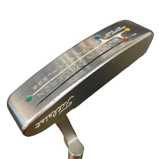 【中古】 タイトリスト SCOTTY CAMERON STUDIO STAINLESS NEWPORT BEACH 340G 34’ パター PT スチール (フレックスその他) メンズ 男性用 右利き 右用 Cランク ゴルフクラブ