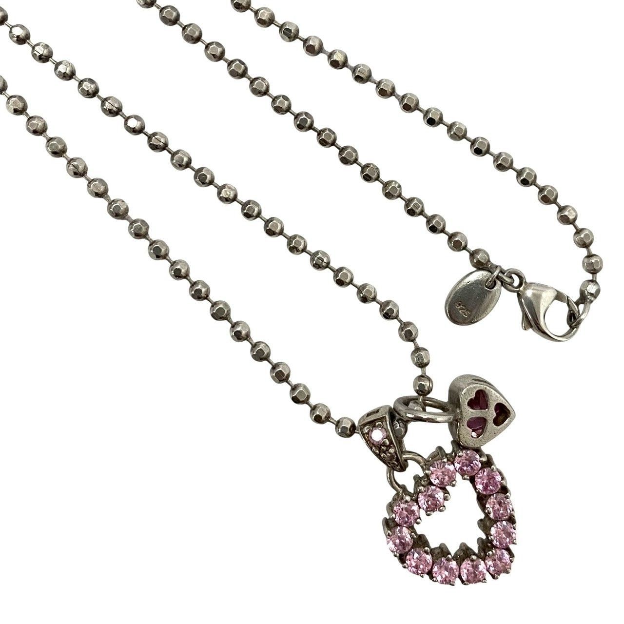 Folli Follie】ハート ネックレス SV925 SILVER/シルバー 総重量約12.1
