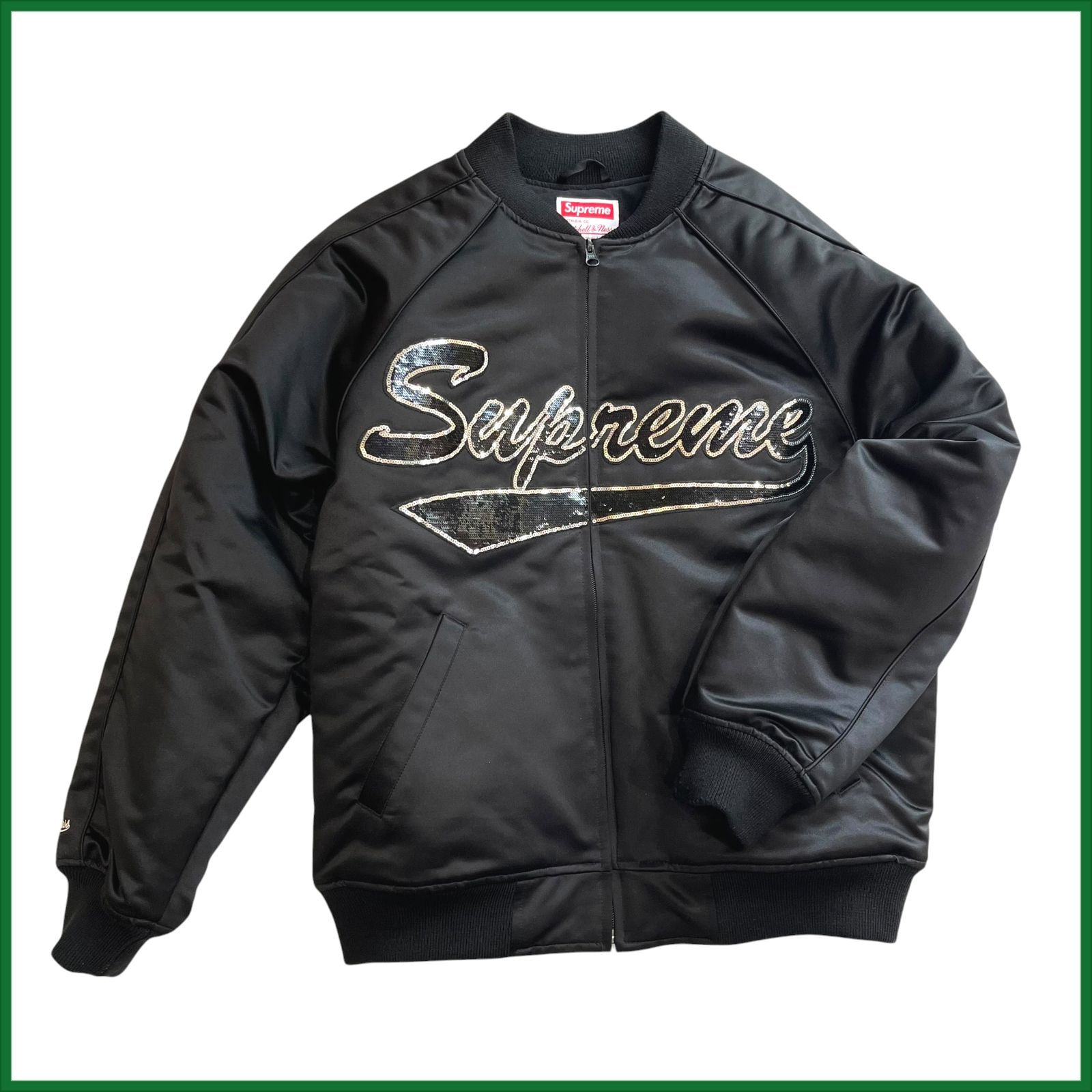 中古○Supreme○シュプリーム×ミッチェルアンドネス スパンコール 