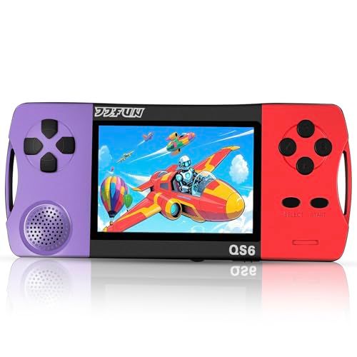 6-12歳向け ポータブルゲーム機 216種の16ビット知育ゲーム内蔵 3.5インチ画面 WiFi不要 即遊び可能 充電式リチウム電池 4-6時間連続プレイ パズル/数学/冒険/スポーツ/レース/早教手脳協調力向上 子供向けプレゼントに最適 388d37ed