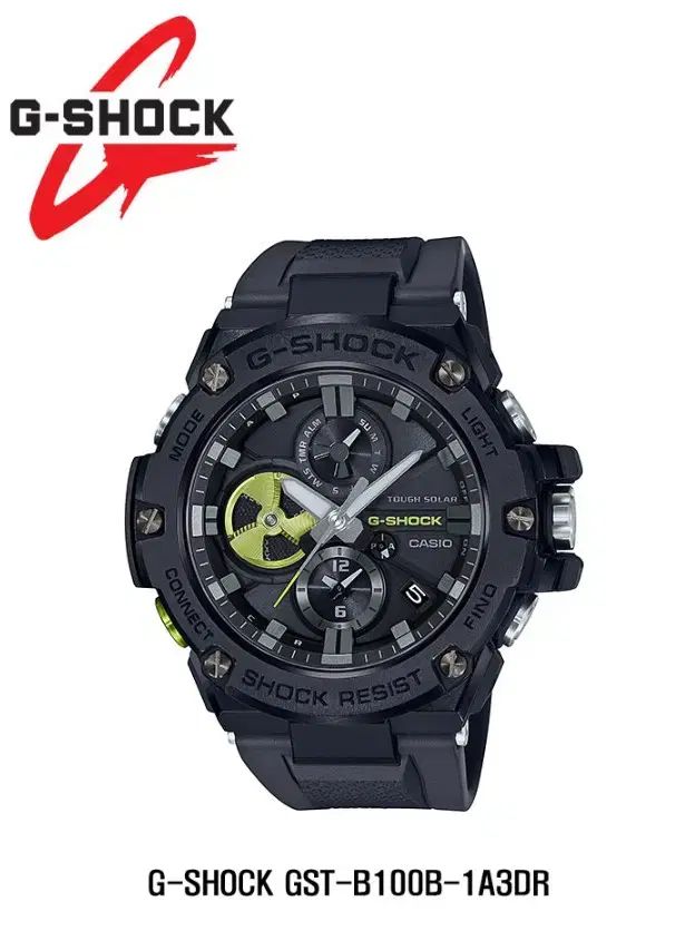 新品) CASIO G-SHOCK GST-B100B-1A3DR