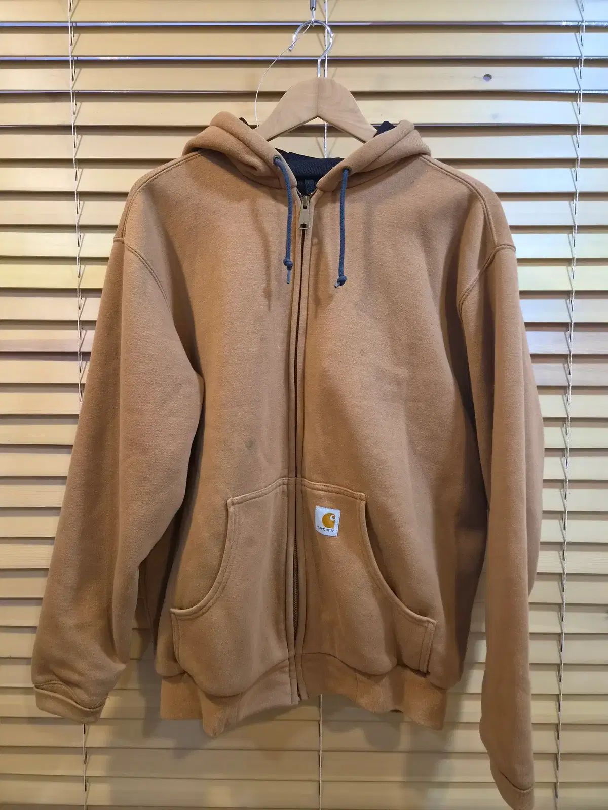 Carhartt カーハート メンズ ブラウン フードジップアップ