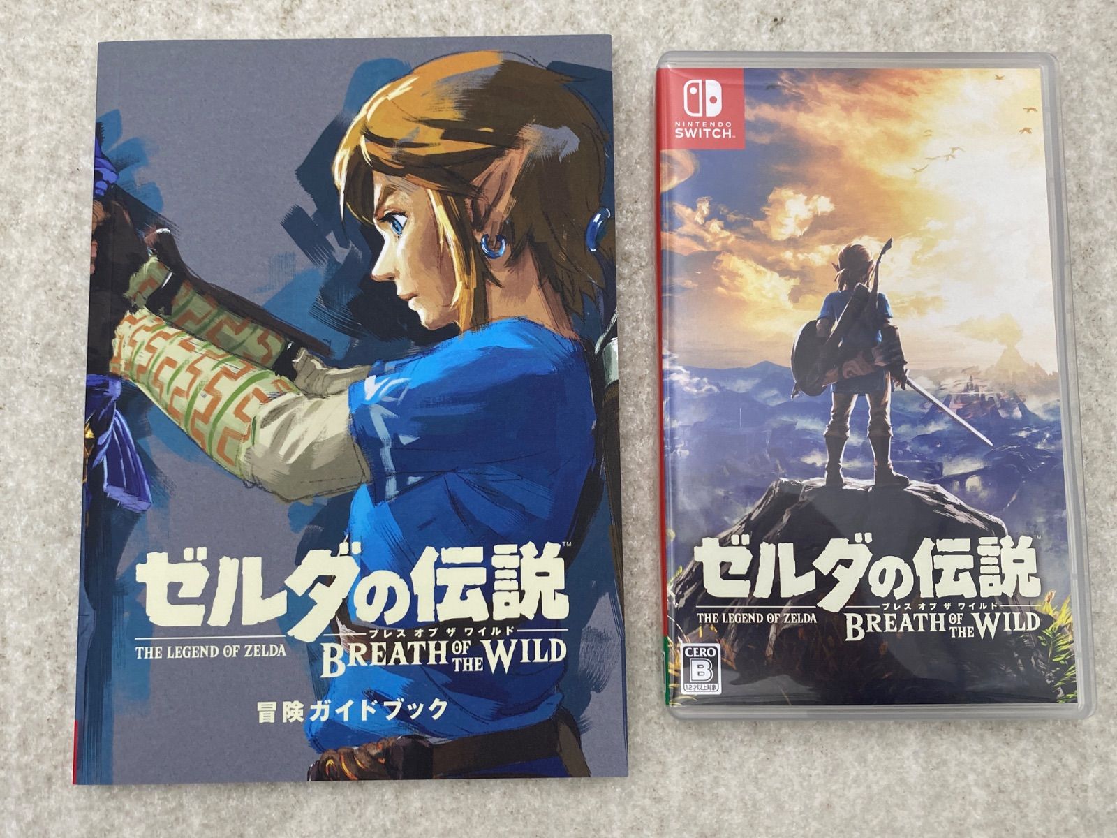 ◇【外箱・ガイドブック付】ゼルダの伝説 ブレス オブ ザ ワイルド