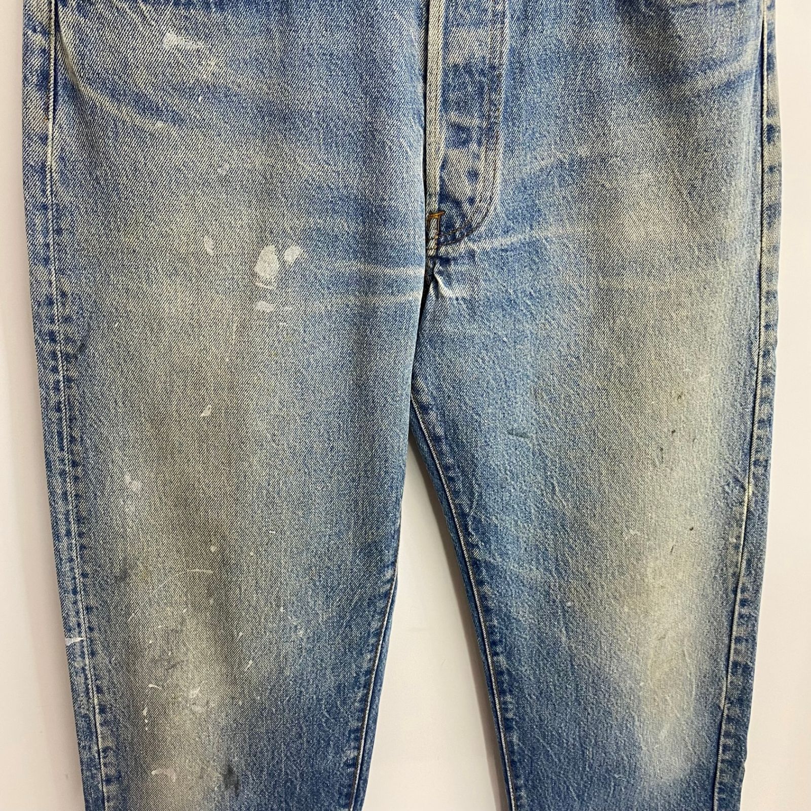 80s USA製 Levi’s 501 デニム ジーンズ ペンキ ハチマル リーバイス Levi's 80's 501 ハチマル USA製 レギュラー 実寸W34 524
