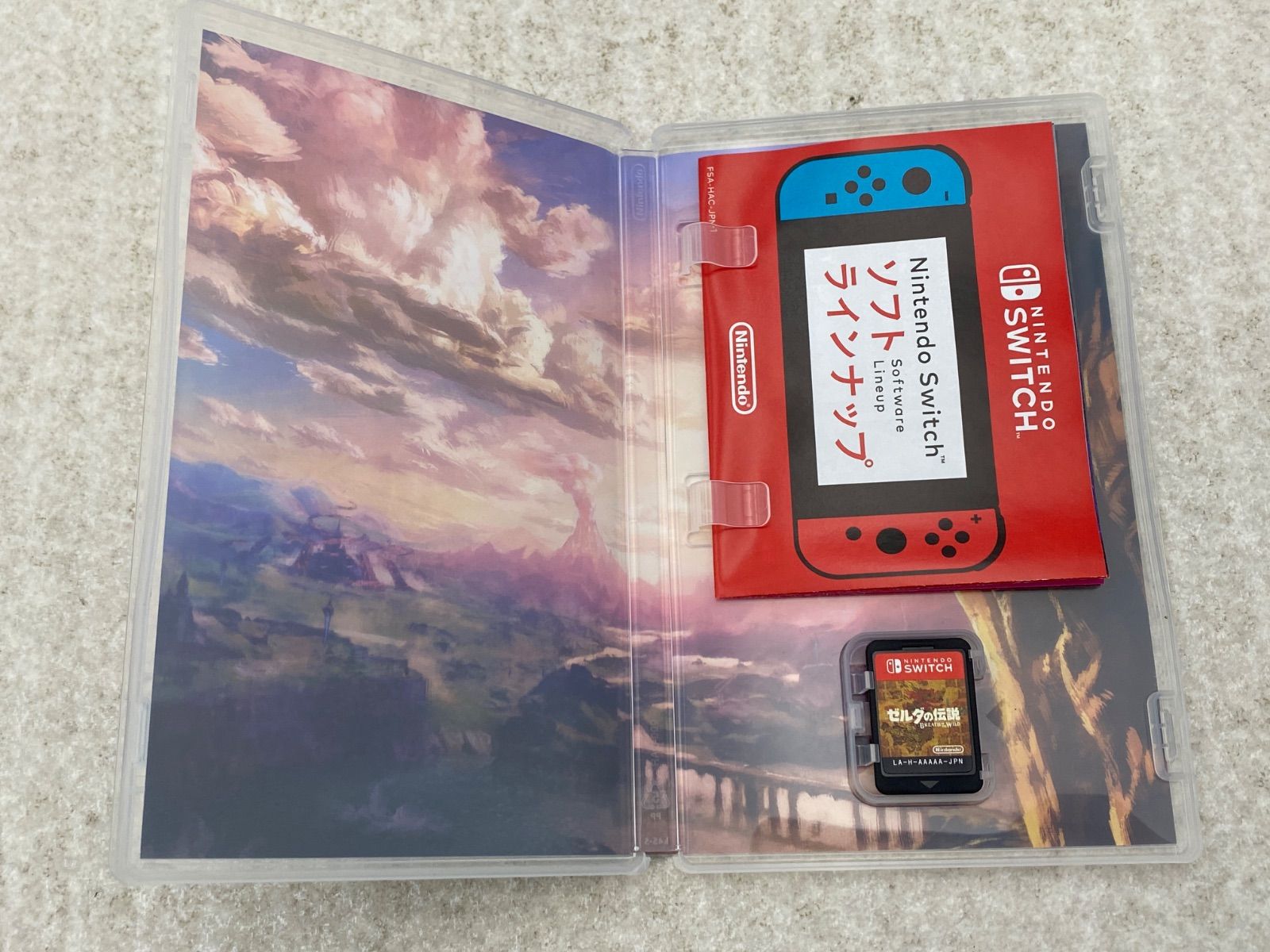 ◇【外箱・ガイドブック付】ゼルダの伝説 ブレス オブ ザ ワイルド