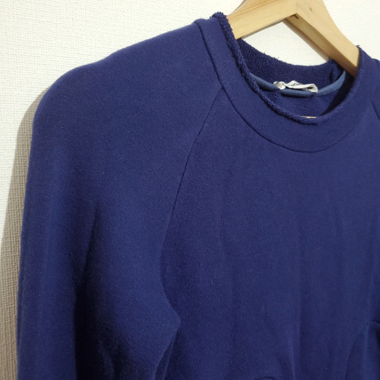 ミナペルホネン　start スウェット　トレーナー　ちょうちょ刺繍　ネイビー mina perhonen ミナペルホネン start スウェット トレーナー - メルカリ