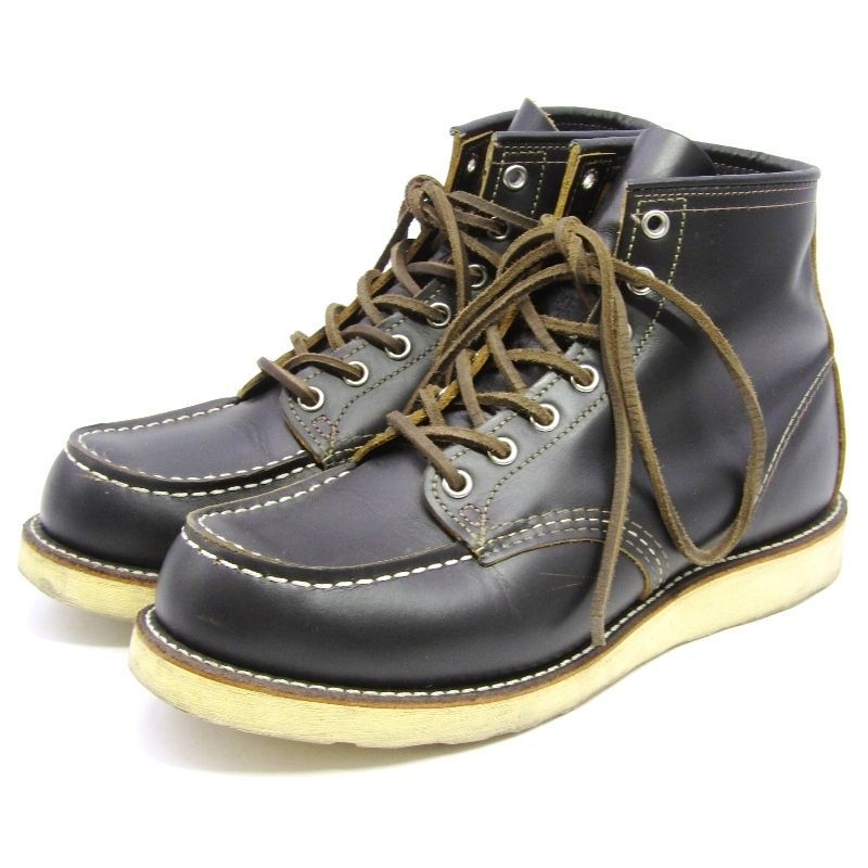 REDWING レッドウィング US8.5E 26.5cm モックトゥ 9874 復刻四角犬
