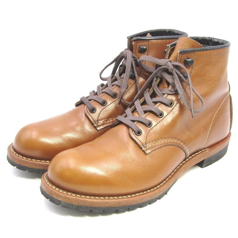 美品 REDWING レッドウィング US7.5D 25.5cm ベックマン ラウンド 9416 カスタム 2017年製 BECKMAN シガー フェザーストーン 35005565