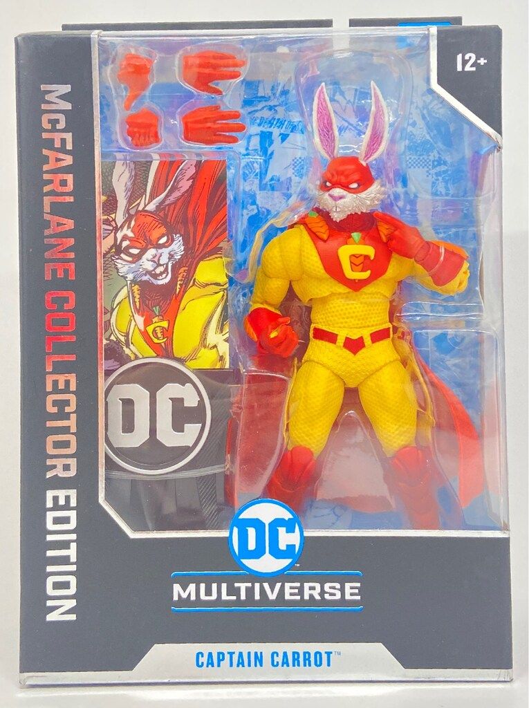 McFARLANE TOYS McFARLANE COLLECTOR EDITION JUSTICE LEAGUE INCARNATE CAPTAIN CARROT 7インチ