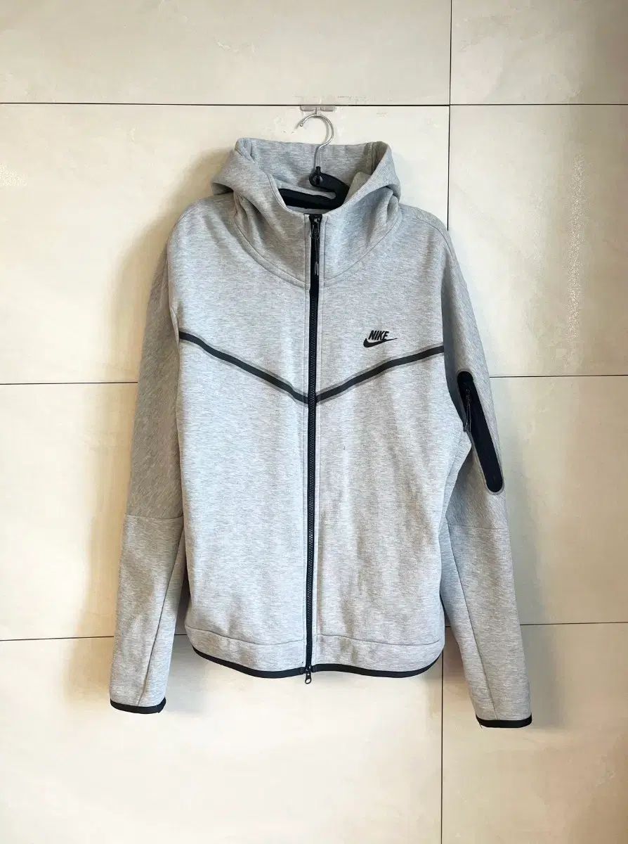 XL NIKE NSW テックフリース テックパック フーディー ジップアップ グレー