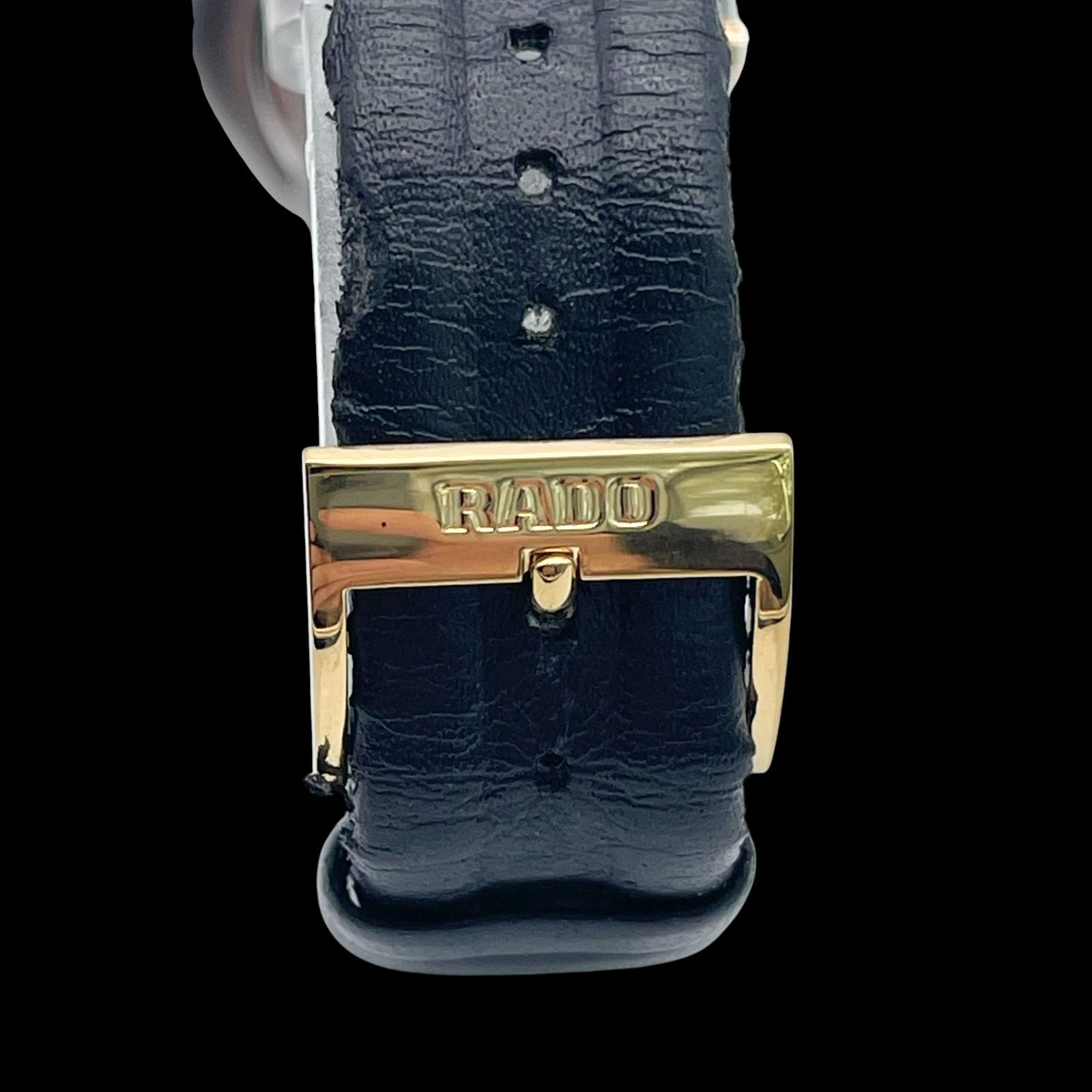新品電池 稼働品 RADO ラドー レディース腕時計 レザーベルト ラウンド