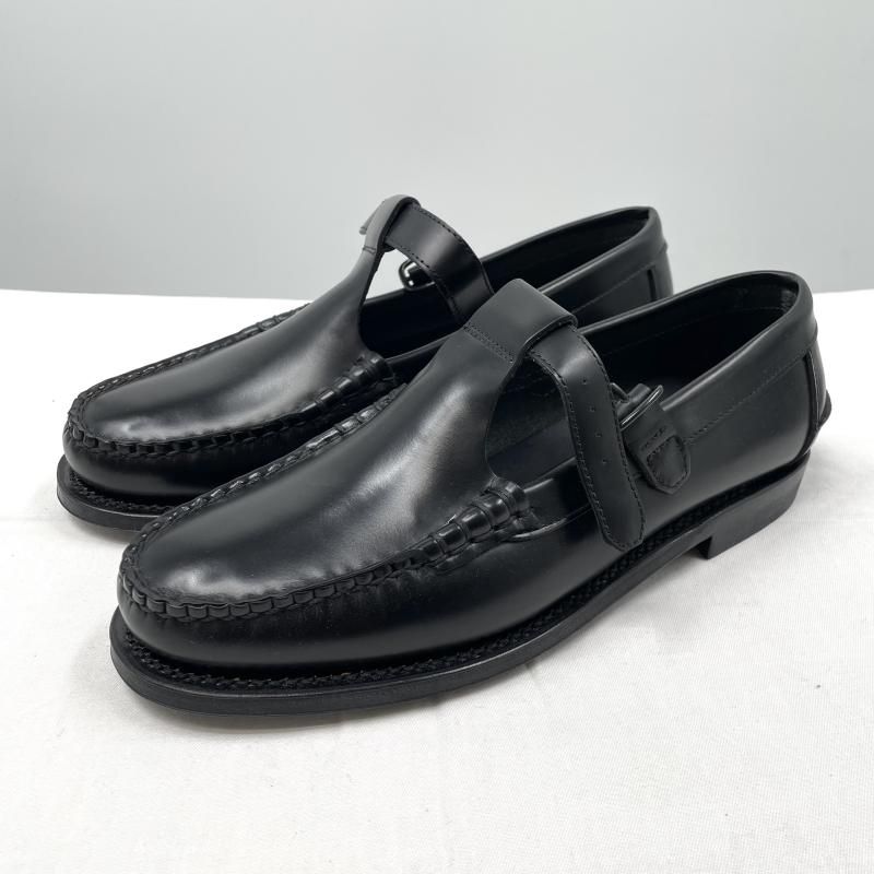 【中古】HEREU MFALBE 41 ALBER/BLACK ブラック Tバーローファー ヘリュー[17]