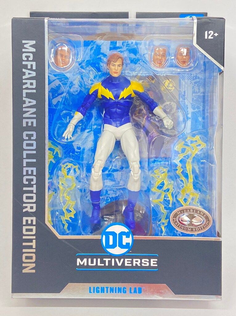 McFARLANE TOYS PLATINUM EDITION / McFARLANE COLLECTOR EDITION LEGION OF SUPER HEROES LIGHTNING LAD 7インチ