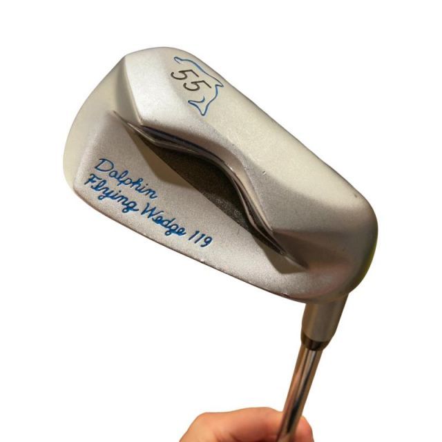 【中古】 キャスコ Dolphin Flying Wedge DFW-119 55° 34インチ(ジャンボグリップ) ウェッジ WG Dolphin オリジナルスチール (フレックスその他) メンズ 男性用 右利き 右用 Dランク ゴルフクラブ
