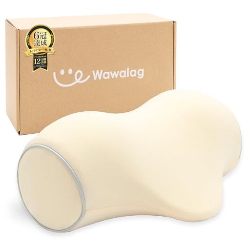 【柔道整復師推薦】Wawalag(ワワラグ) りらっくび 首 ストレッチ 首枕 ネックピロー 伸ばす 枕 誕生日プレゼント 男性 女性 ギフト 母の日 父の日 低反発形状記憶フォーム (アイボリー)ma 35112345