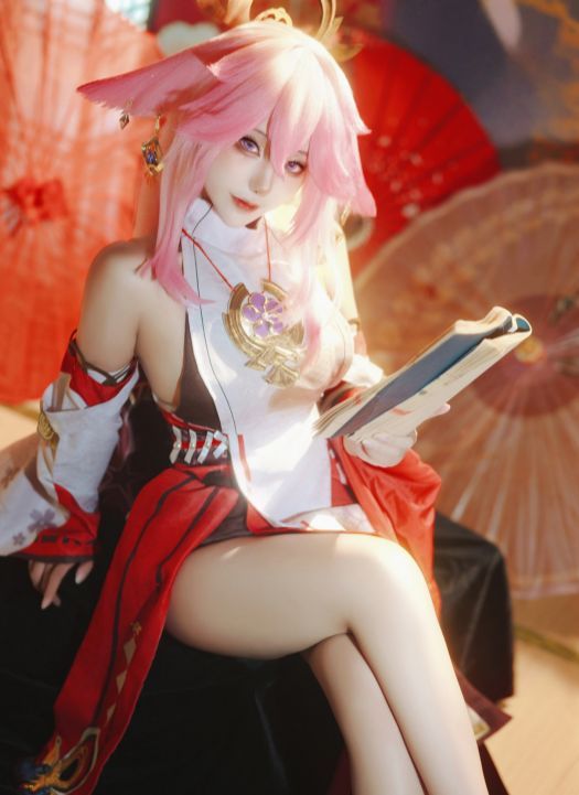 原神 八重神子コスプレ衣装セット cosplay服 コスチューム