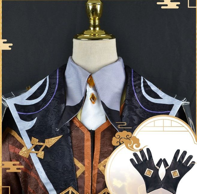 原神 鍾離 コスプレ 岩王帝君 コスプレ衣装セット cosplay服 コスチューム 原神 鍾離 コスプレ 岩王帝君 コスプレ衣装セット cosplay服 コスチューム