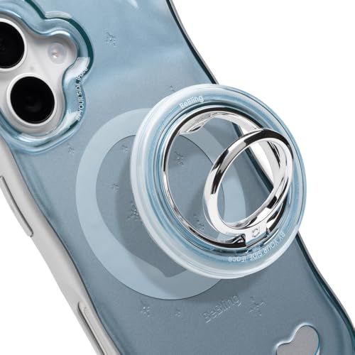 iFace BeBling 2 MagSafe対応 スマホリング MagSynq Ring Holder (ブルー)【 アイフェイス ビーブリング2 マグセーフ マグネット式 リング 角度調整可能 スマホスタンド機能 落下防止 iphone 0b4f3a35 5,183円