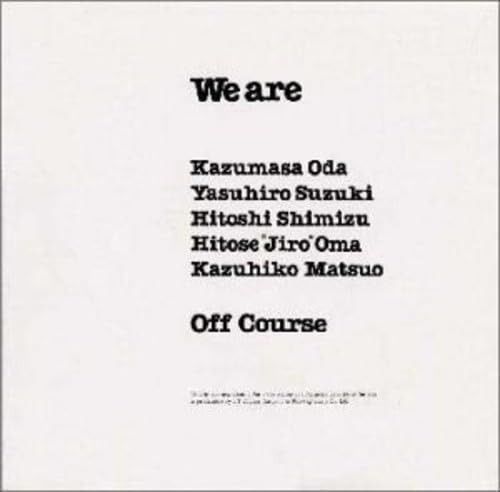 【CD】We are