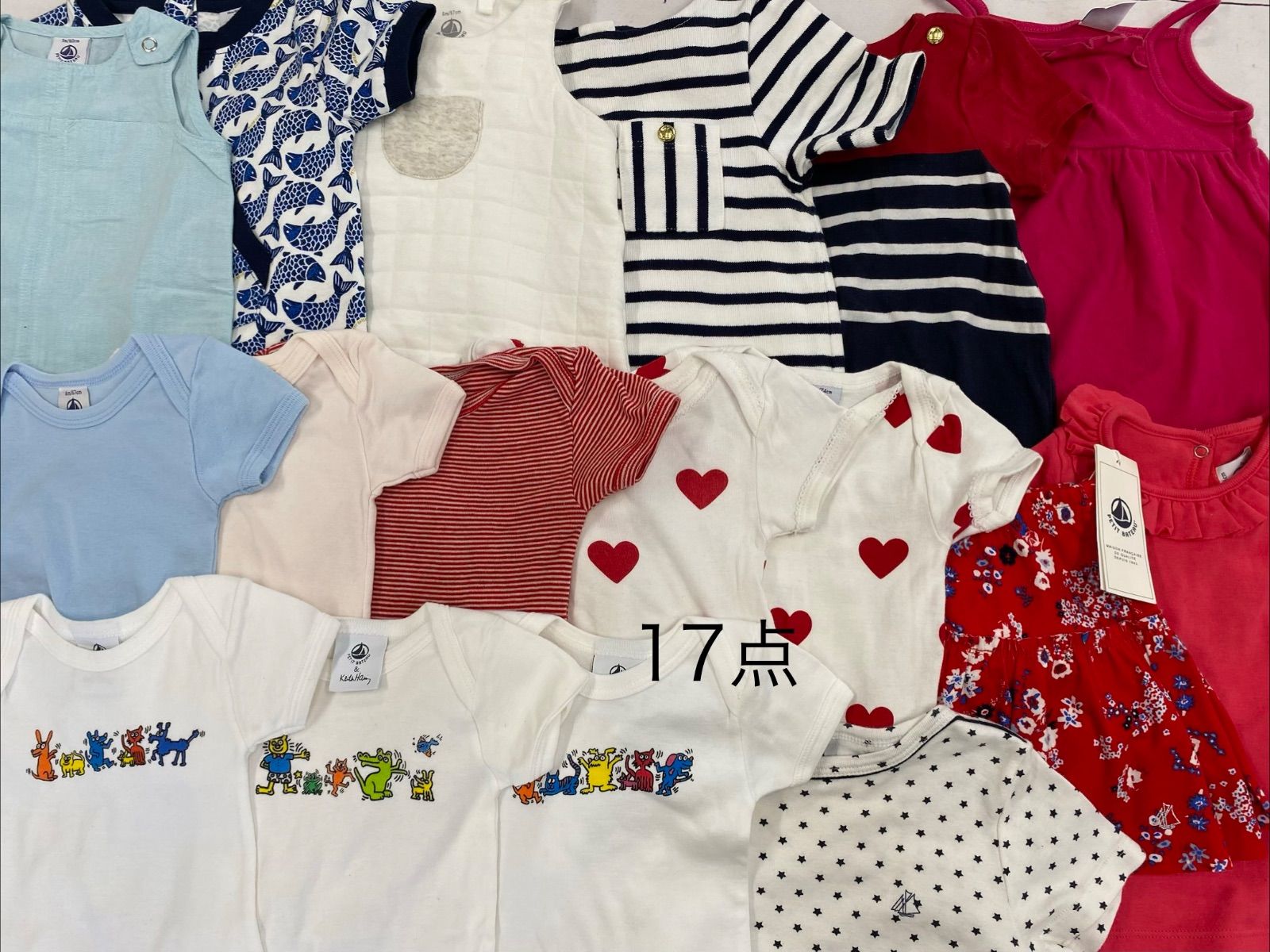 S771☆ プチバトー おまとめ17点 ベビー キッズ PETIT BATEAU タグ付き入り