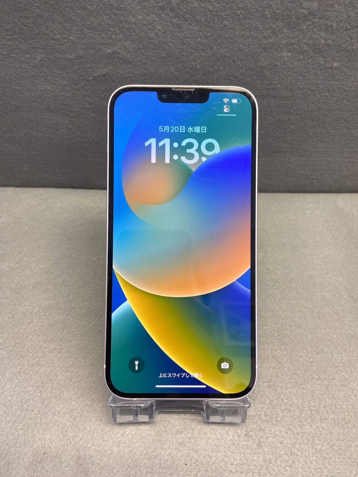 美品 国内版 SIMフリー iPhone14 Plus 128GB パープル色