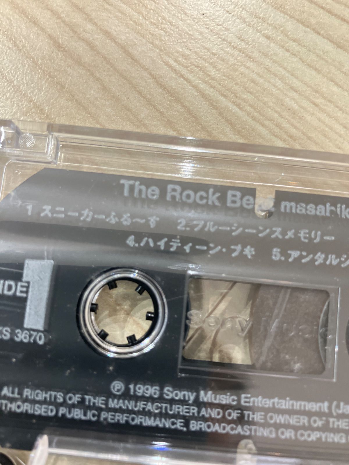 近藤真彦 THE ROCK BEST カセットテープ - メルカリ