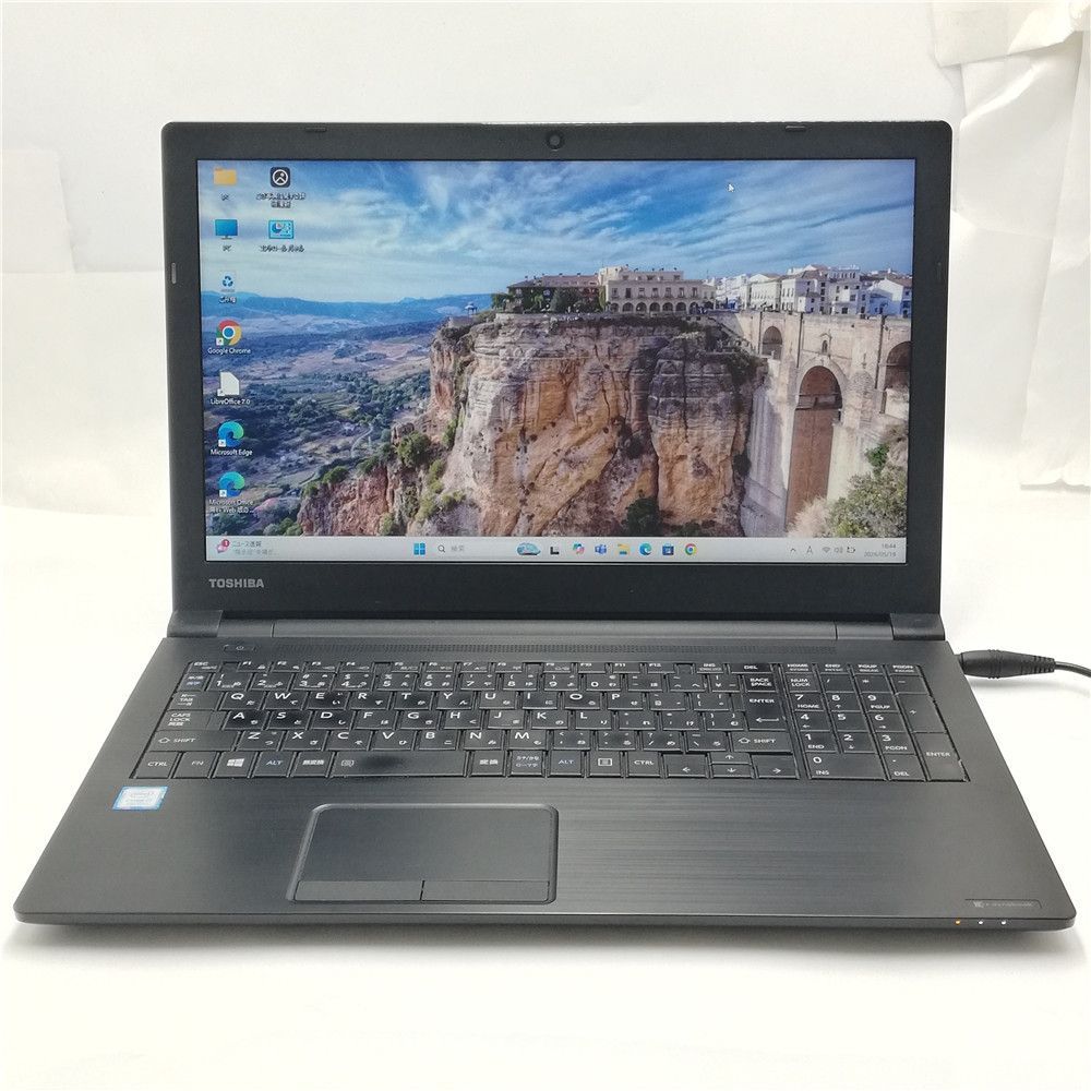 激安 Wi-Fi有 中古ノートパソコン 東芝 B65/M Core i7 8650U 8GB 256G 高速SSD DVDマルチ 無線LAN Bluetooth webカメラ Windows11 Office済