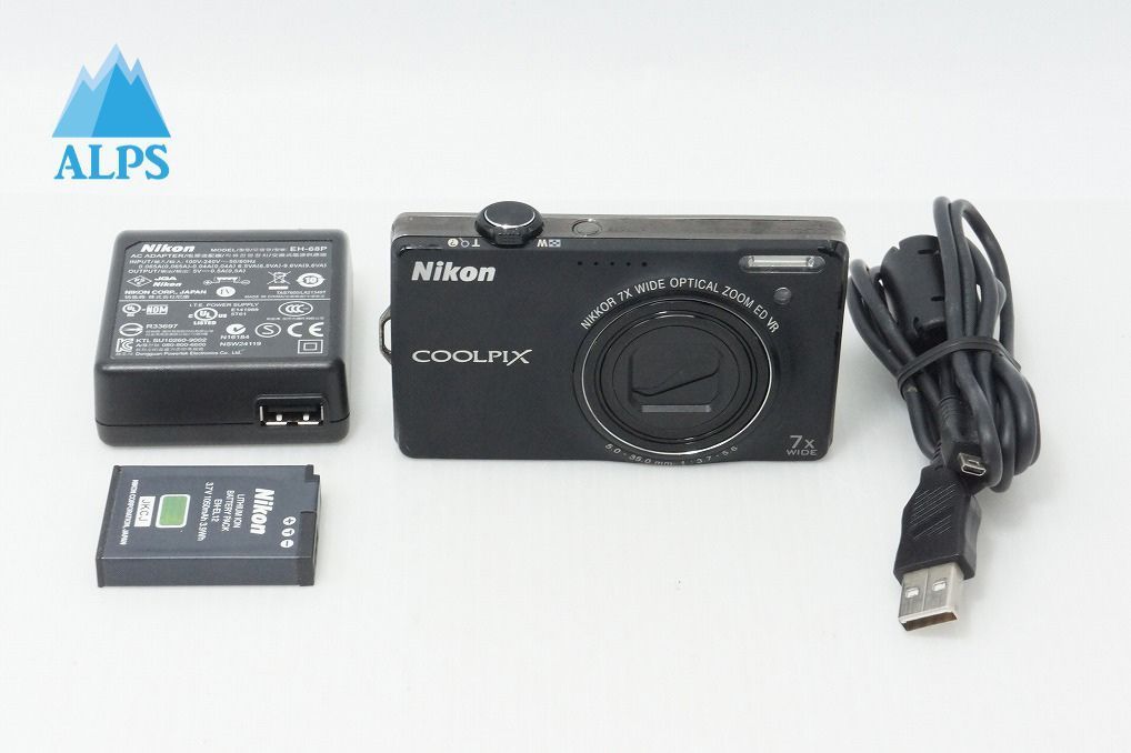 良品 Nikon ニコン COOLPIX S6000 コンパクトデジタルカメラ ノーブルブラック 260512s