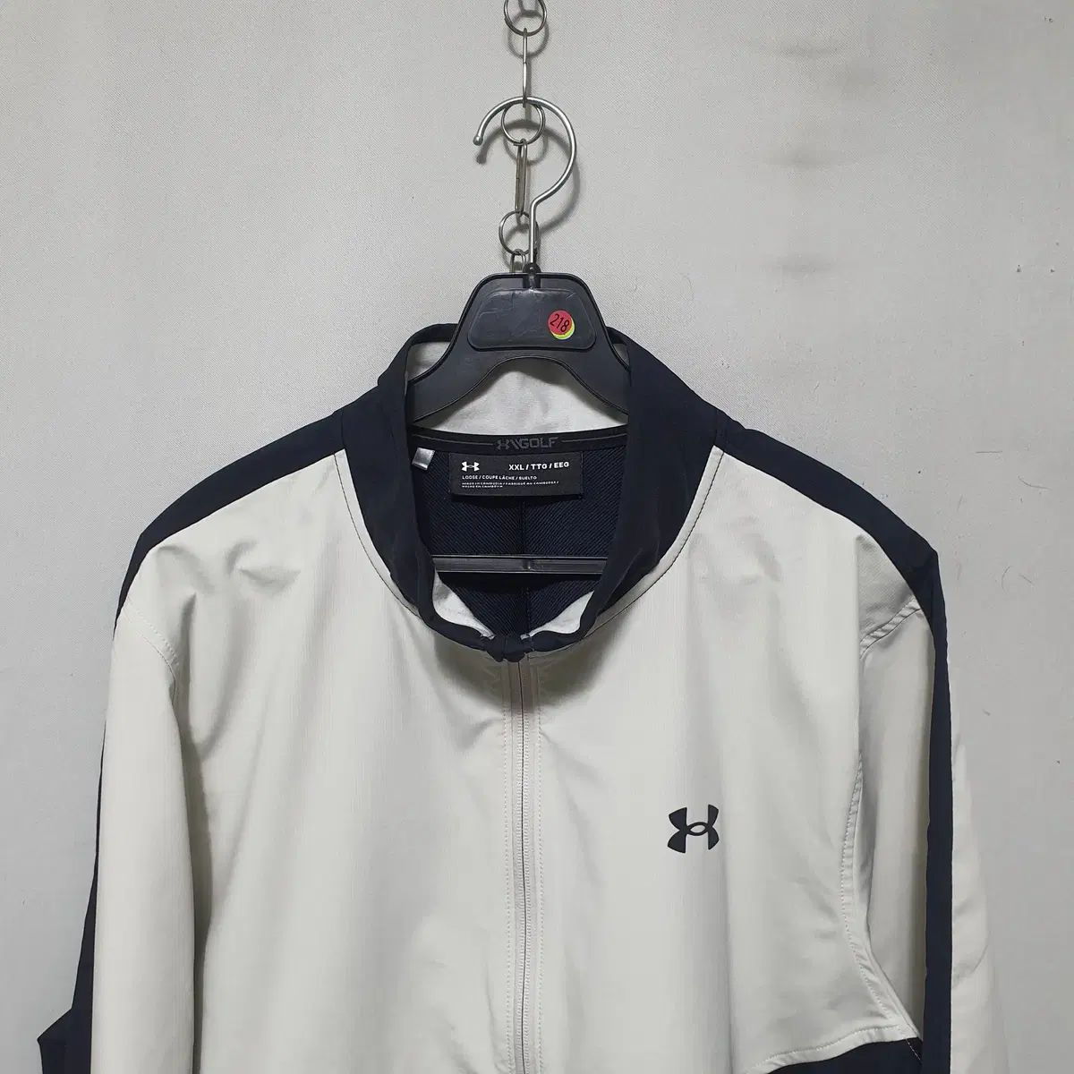 0218) UNDER ARMOUR アンダーアーマー メンズ UAストーム WIND AND WISH ストライク ウィンドブレーカー 2XL 22年式