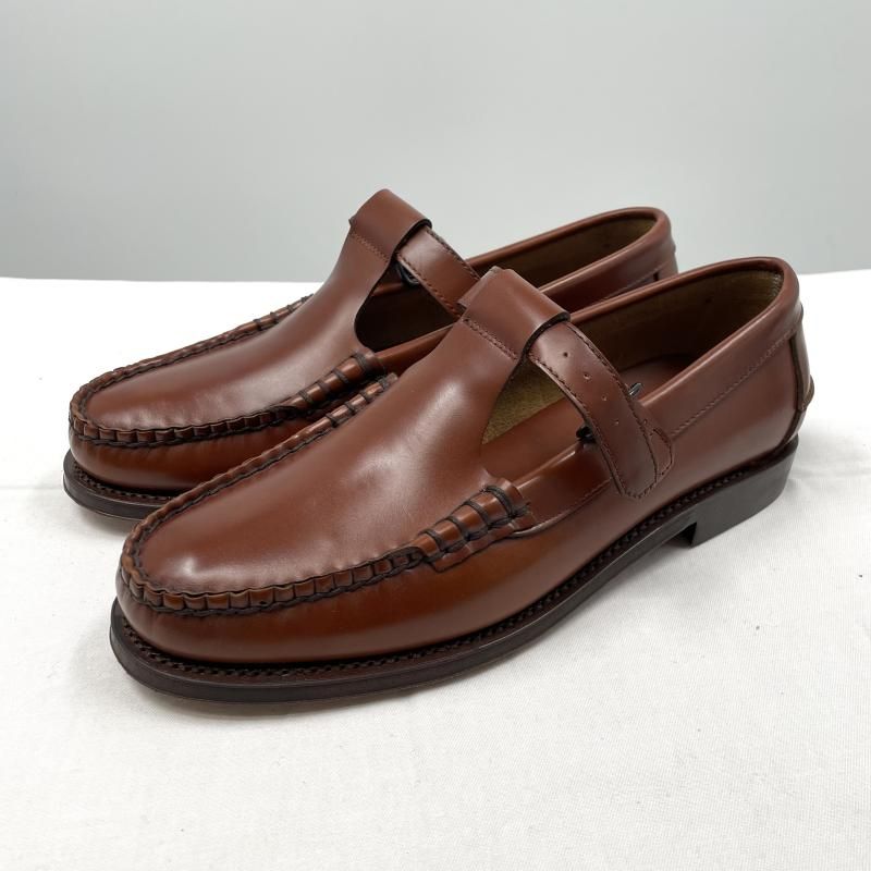 【中古】HEREU MFALBE 41 ALBER/Tan ブラウン Tバーローファー ヘリュー[17]