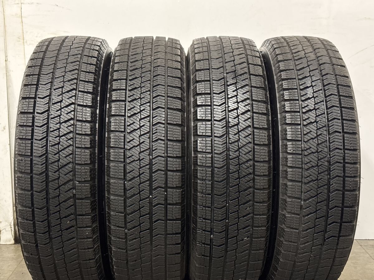 バリ溝】Linz 14in 4.5J +45 PCD100 ブリヂストン ブリザック VRX2 155