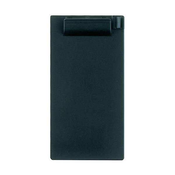 （まとめ）セキセイ クリップボード 伝票サイズ タテ ブラック SSS-2059P-BK 1セット（10枚） 〔×5セット〕