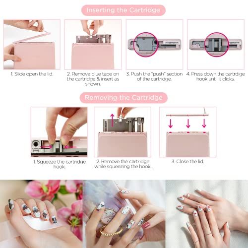 Nail POP カートリッジリフィル、シート10枚（ネイルチップ 80個