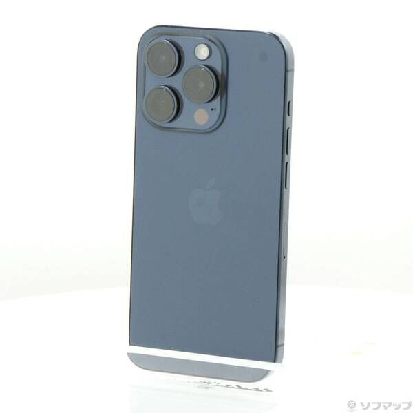 ソフマップ 〔中古品〕 iPhone15 Pro 256GB ブルーチタニウム MTUG3J／A SIMフリー【258】