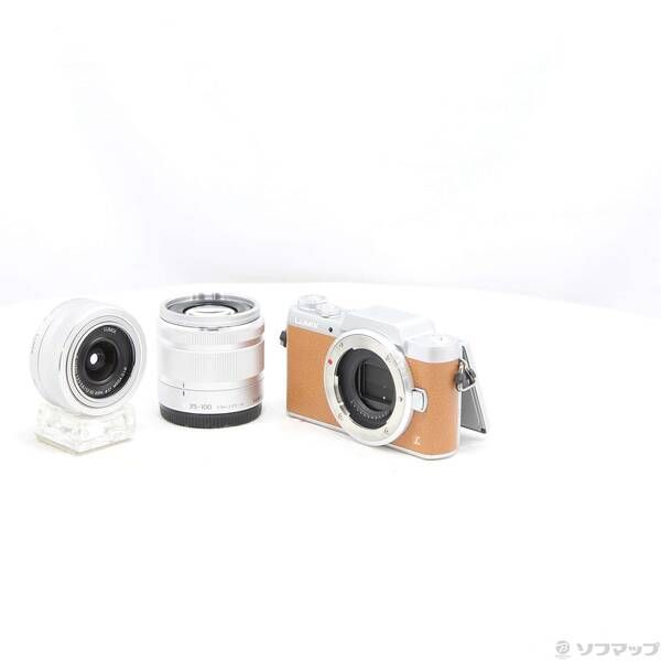 ソフマップ 〔中古品〕 LUMIX DMC-GF7W T ダブルズームレンズキット ブラウン【262】